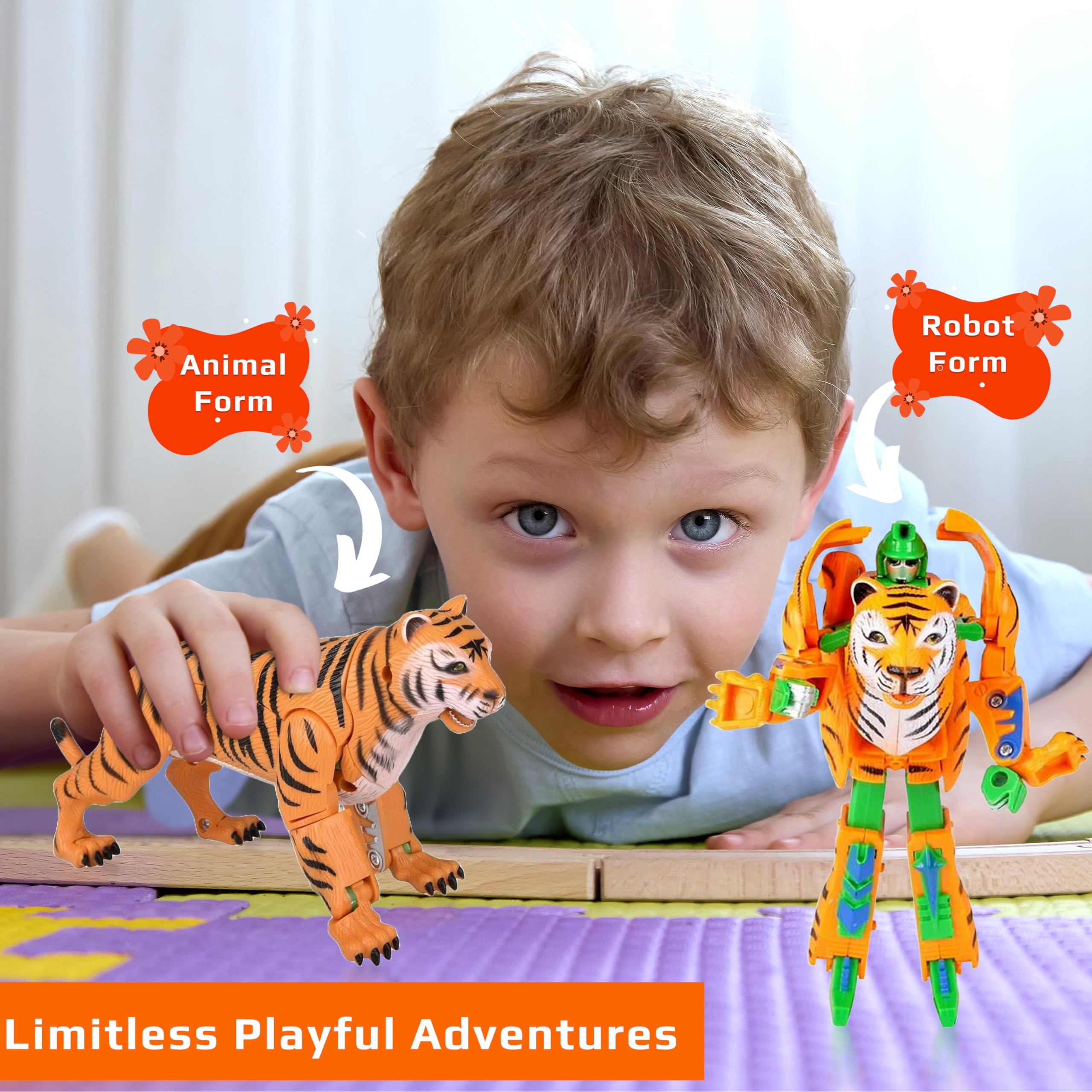 Amazon.co.jp: Forest & Twelfth Tiger ジャングルアニマルトイ – 変形